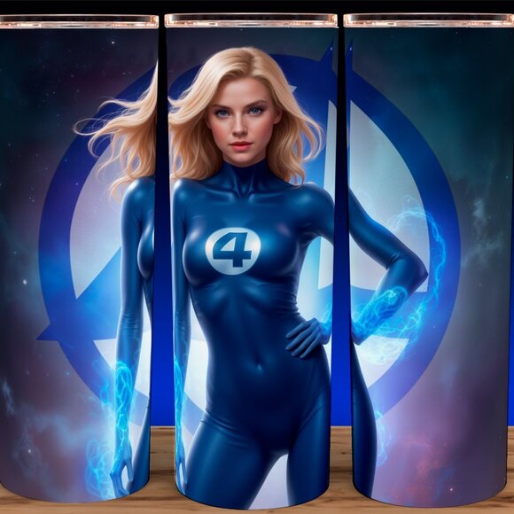 Fantastic Four Sue Storm Invisible Woman Cup Mug Tumbler 20oz - Picture 1 of 3